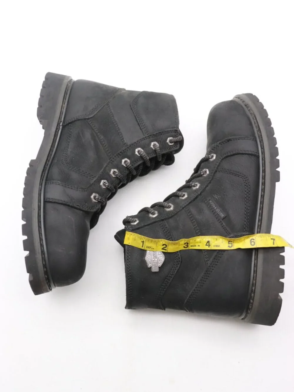 Harley-Davidson Lagarto Men's 9.5 M Black Leather Waterproof Composite Toe Boots